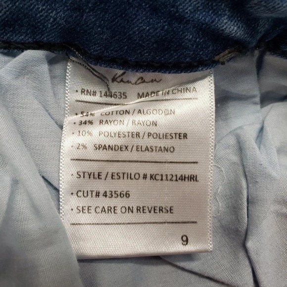 KanCan Jeans Womens 9 Blue Skinny Slim Distressed Casual Pockets Stretch Logo - Picture 5 of 11